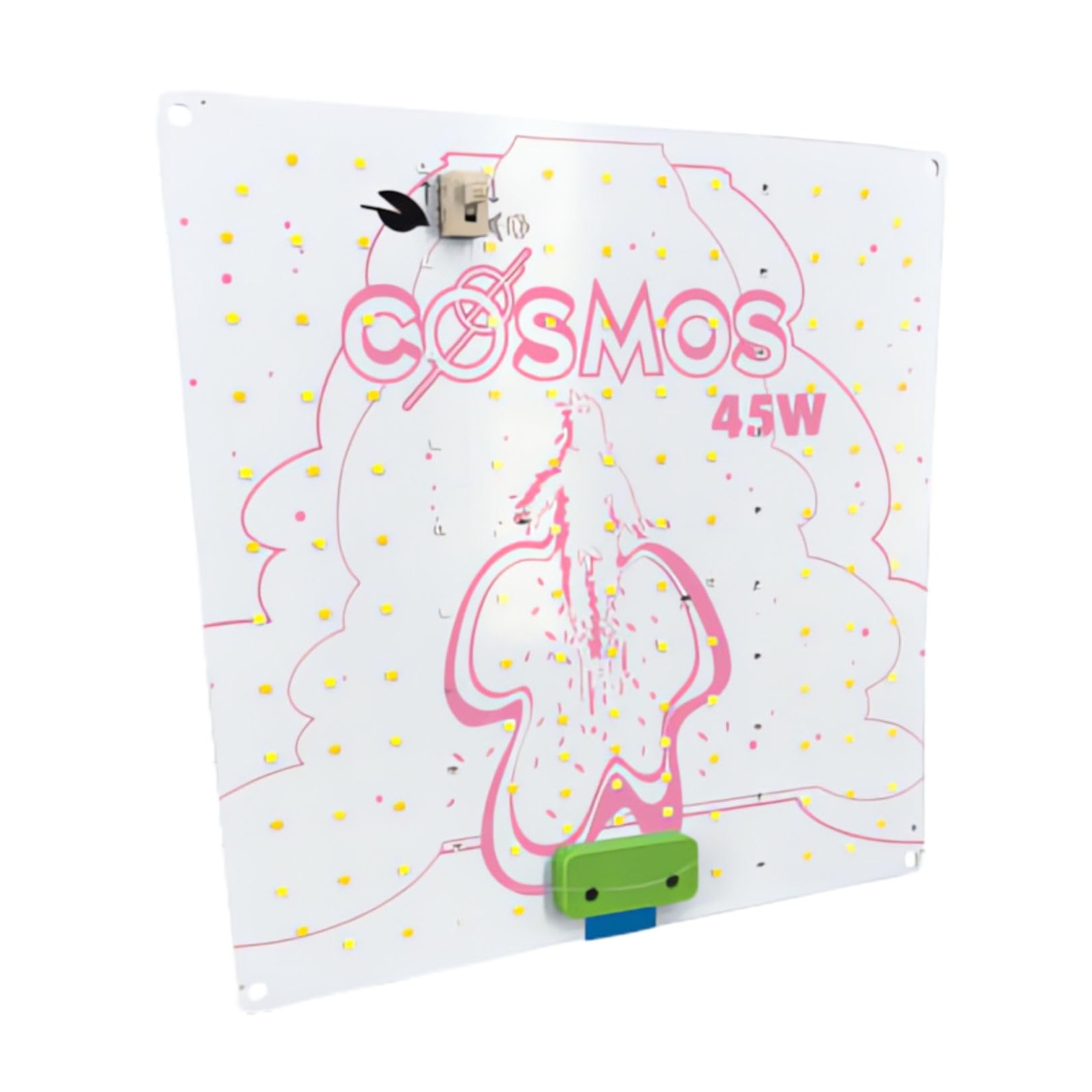 Weedness Cosmos Lámpara LED para Plantas 45 Vatios Conjunto Espectro Completo 2,5 μmol/J - Cultivo Interior Exterior Germinación Floración Crecimiento