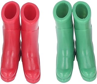 Botas de chuva para casa de boneca, botas de chuva para boneca mini botas de chuva requintadas casa de boneca para mini boneca