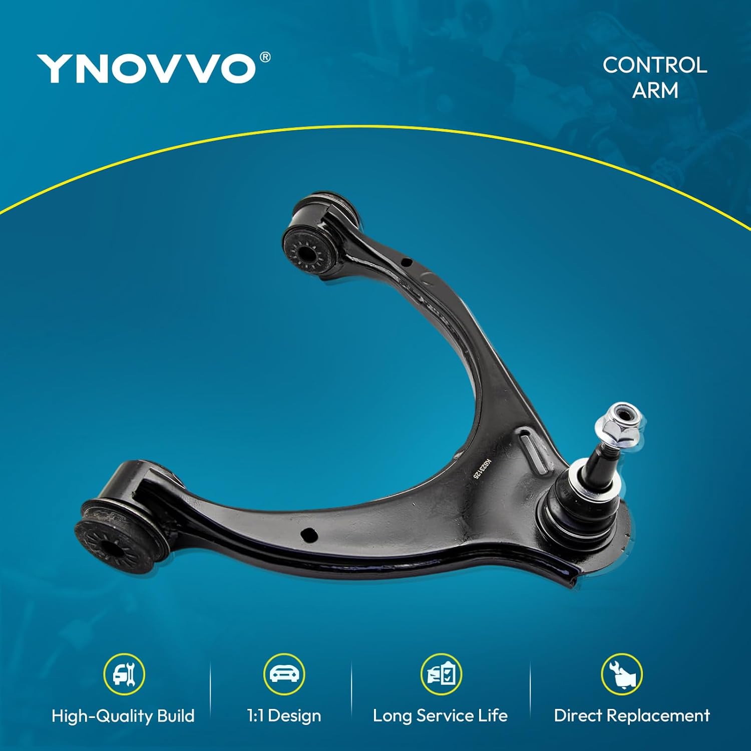 K623125 Front Left Upper Suspension Control Arm and Ball Joint Assembly For Chevy Silverado 1500 Tahoe Suburban for Cadillac Escalade (ESV) for GMC Sierra 1500 Yukon (XL) 2014-2020 OE RK623125