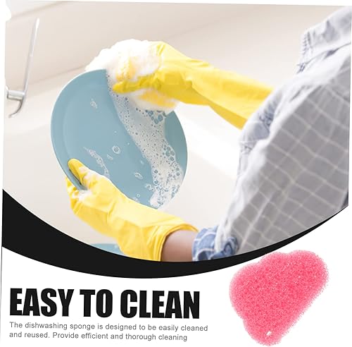 Miniatura 4 de Yardwe Esponja exfoliante para platos, esponja absorbente de celulosa, paño de cocina para platos, esponja de jabón, esponjas para platos de cocina,