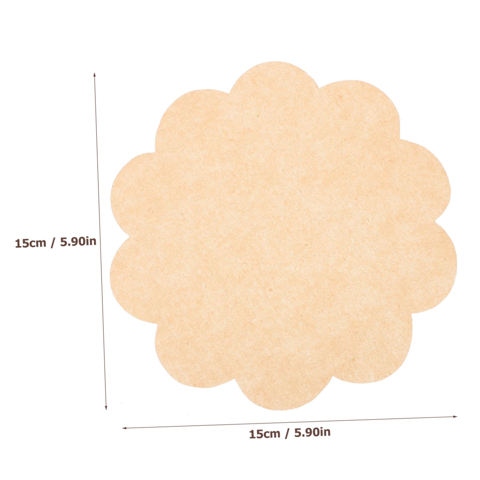 HOLIDYOYO Strong Tear-resistant 500pcs Flower Shape Food Wrapping Paper for Baked Goods Sandwiches French Fries