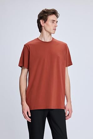 Regular Fit Bisiklet Yaka Pamuklu Tişört