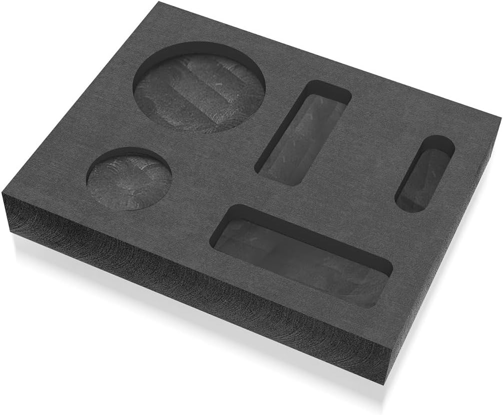 Nelyrho 5-in-1 Graphite Casting Ingot Mold for Melting and Refining Silver, Brass, Zinc, Aluminum, and More Metals- 1 Piece