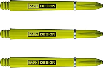 WINMAU MvG Design Nylon Dart Stems - 1 Sätze pro Packung (3 Schäfte insgesamt)
