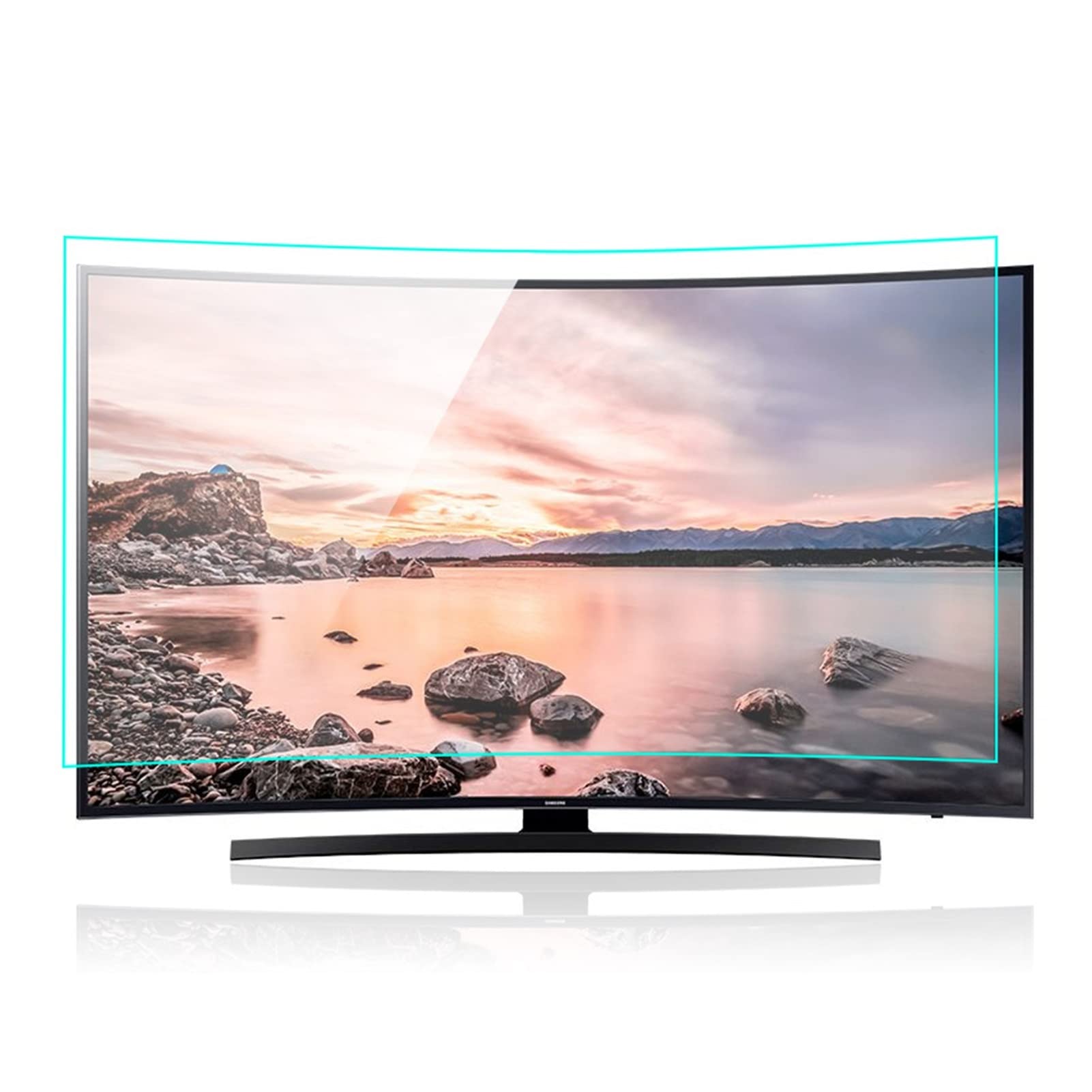 Ochrona ekranu przeciw niebieskiemu światłu łagodząca zmęczenie oczu, pasuje do telewizorów o przekątnej 27-75", monitorów szerokoekranowych itp. (wersja HD)