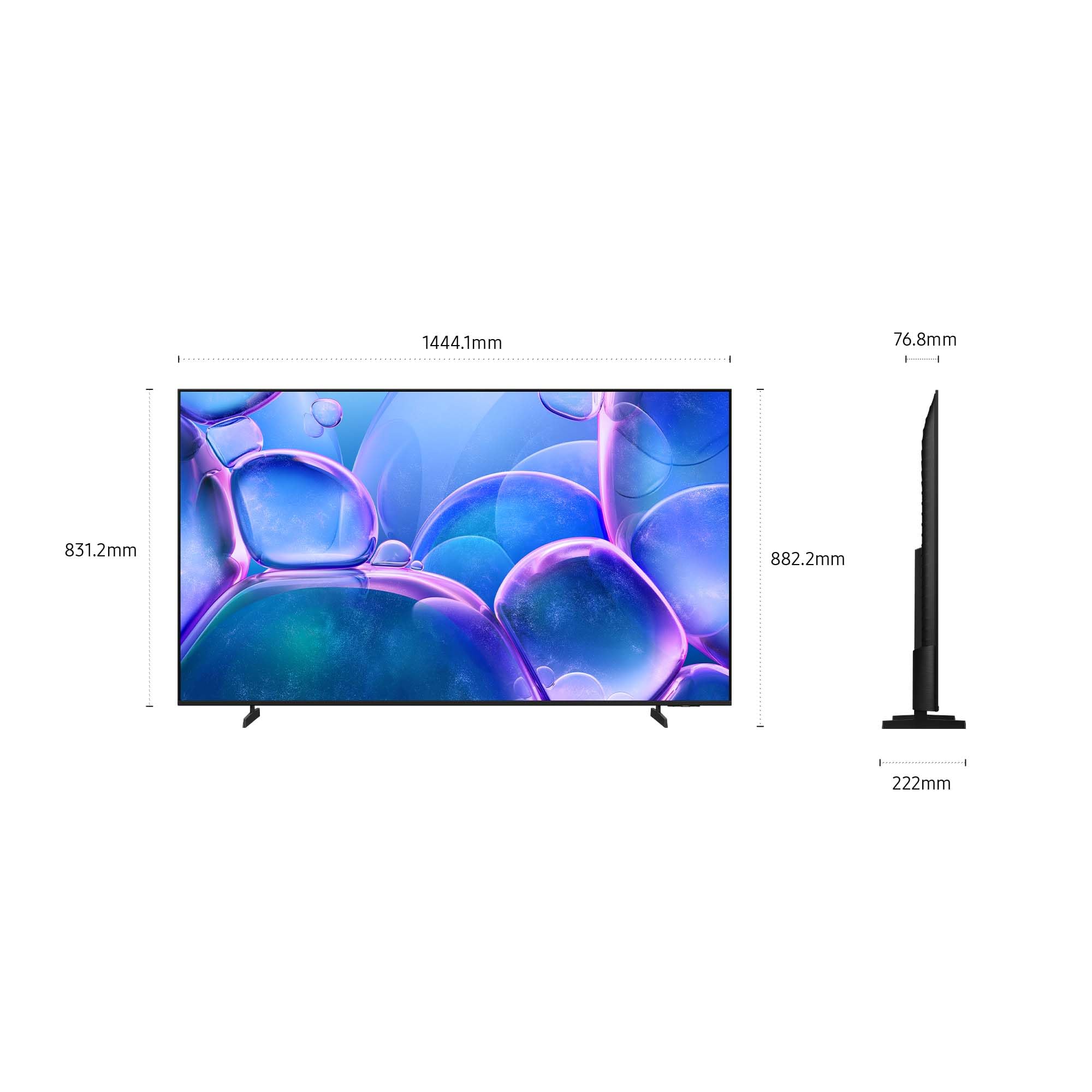 Samsung UE65U7000FUXZT 65'' Crystal UHD 4K Smart TV, HDR, OTS Lite, Adaptive Sound