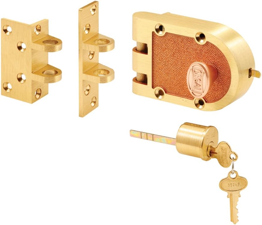 Segal SE 15361 Deadbolt JimmyProof Design Prohibits Forced Entry by