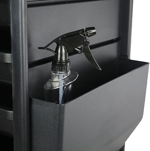 Miniatura 4 de Chromium PureSana - Carrito profesional de salón 100A de 4 cajones, estación de salón con ruedas para suministros para el cabello, herramientas para