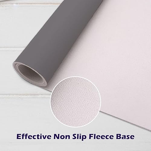 Miniatura 5 de HOTTYAO Alfombrilla de escritorio de cuero, alfombrilla de mouse para escritorio, antideslizante de piel sintética, impermeable, para oficina y