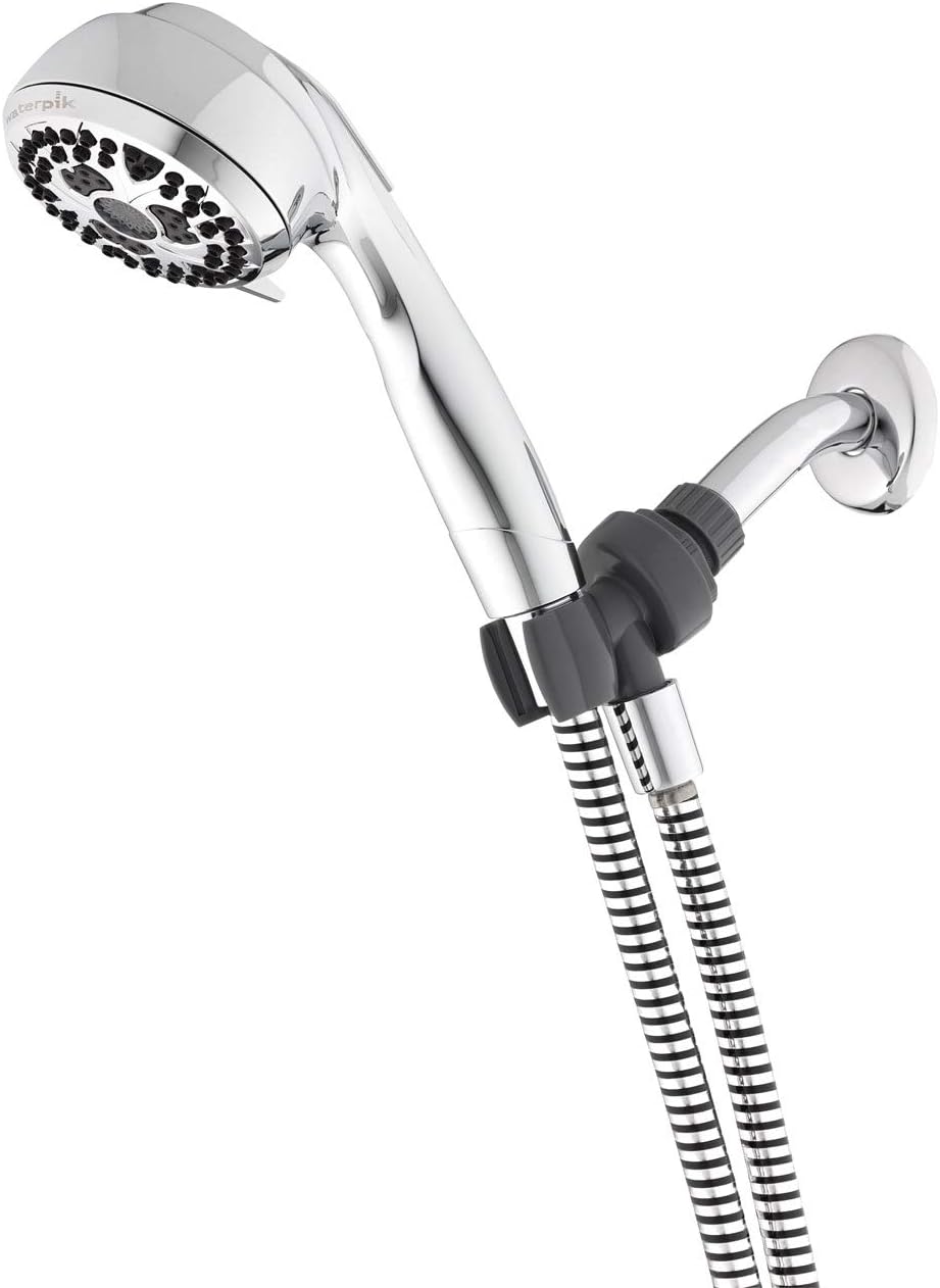 WaterpikAdjustable Hand Held Shower Head Height Select, Chrome, NSE-753E