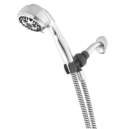 Waterpik Adjustable Hand Held Shower Head Height Select, Chrome, NSE-753E