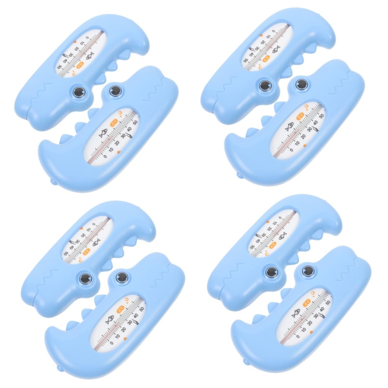 SUPVOX Termómetro De Estanque Temperatura Bañera Termómetro De Agua Para Sumergir En Frío Termómetro De Spa Para Páginas Sky-blue 2 Piezas X 4