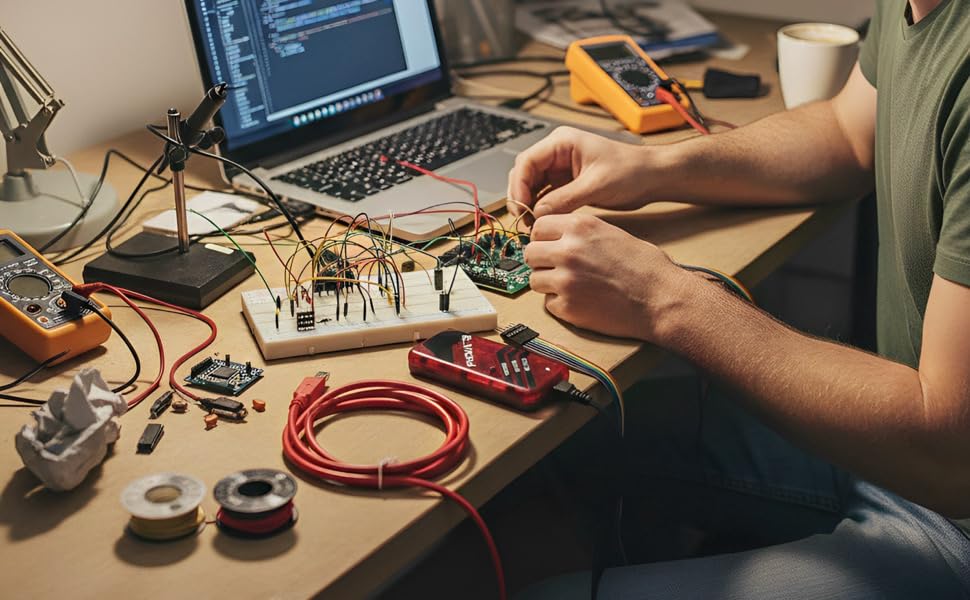 Programador kit3 estable con interfaz ICSP y LED indicadores 4
