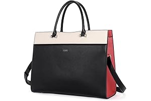 Cluci Women's 15.6Inch Leather Laptop Bag