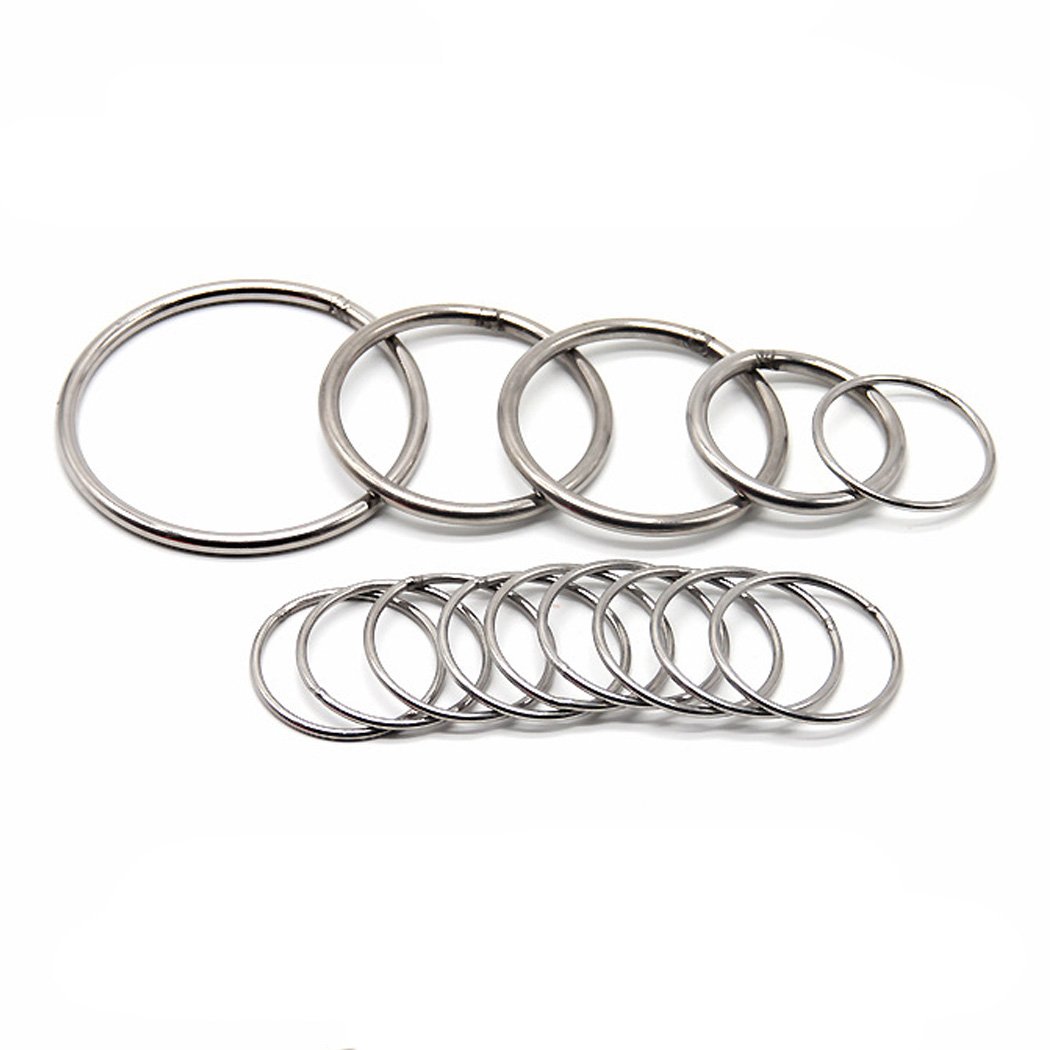 3X20mm O-ring Anelli saldati in acciaio inossidabile 304 (20 pezzi)