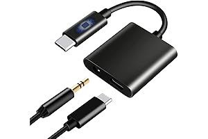 USB-C to 3.5mm Headphone and 60W Charging Adapter