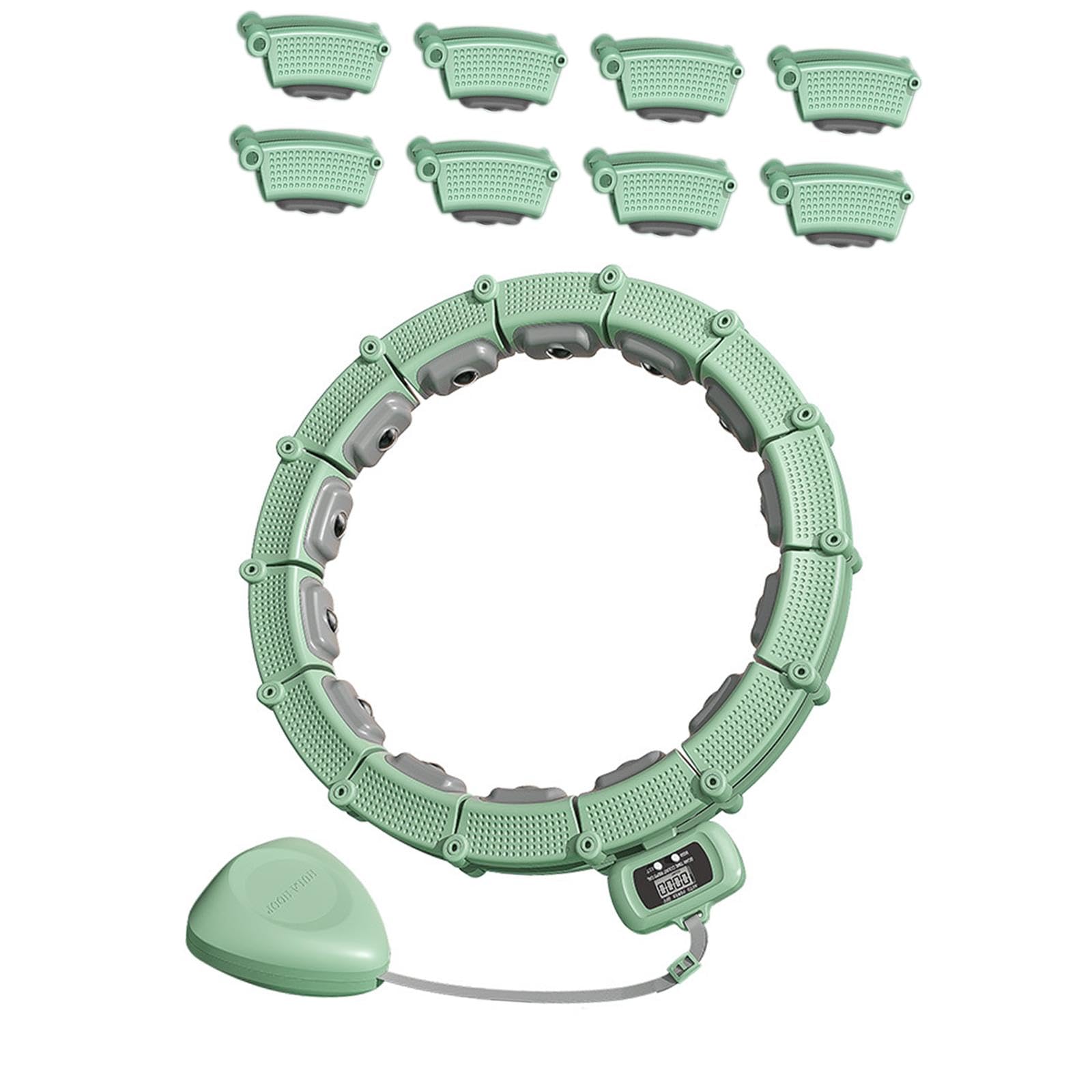 CALANDIS™ Fitness Hoop Exercise Ring with Counter Adjustable Fit Hoop for Women Indoor Green for 110KG | Abdominal Exercisers | Fitness Equipment & Gear | Fitness, Running & Yoga-image-30