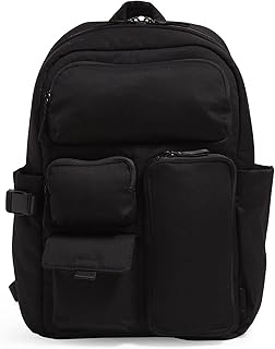 Vera Bradley
Women's Cotton Utility Large Backpack, Black, One Size
