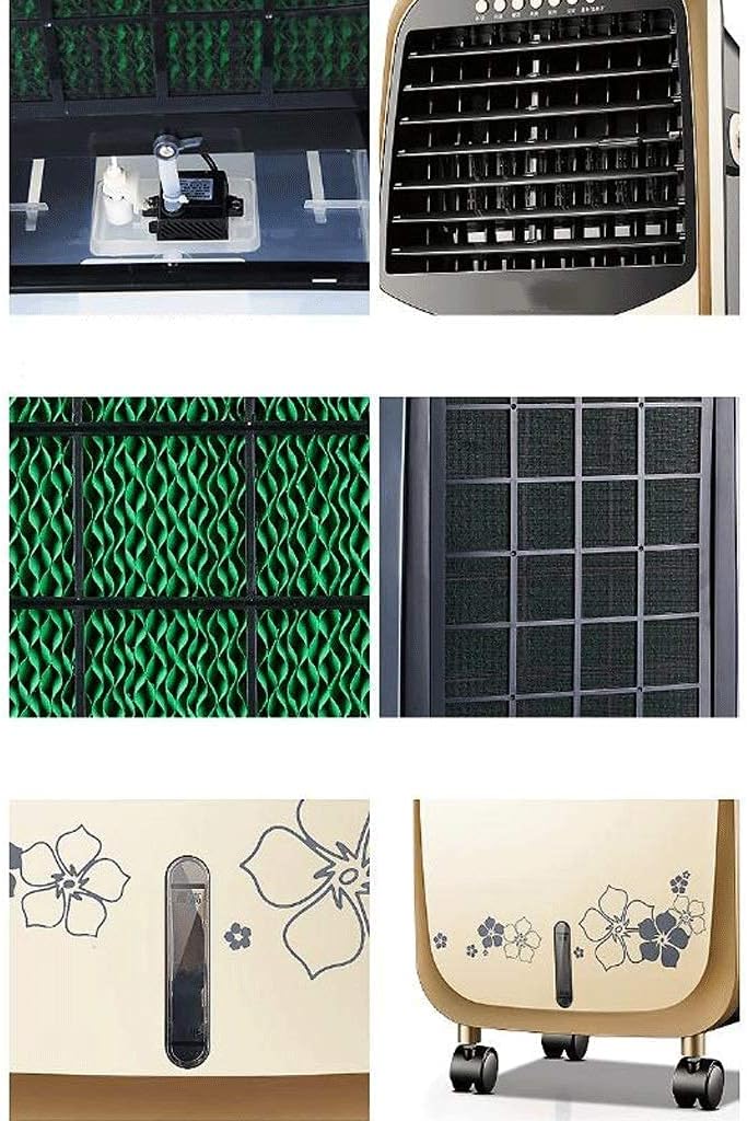 Air Cooler for Home Office Evapative Coolers Air Cooler Commercial Air Conditioning Fan Single Cold Type Household Mobile Small Air Conditioner (Color : Size :)