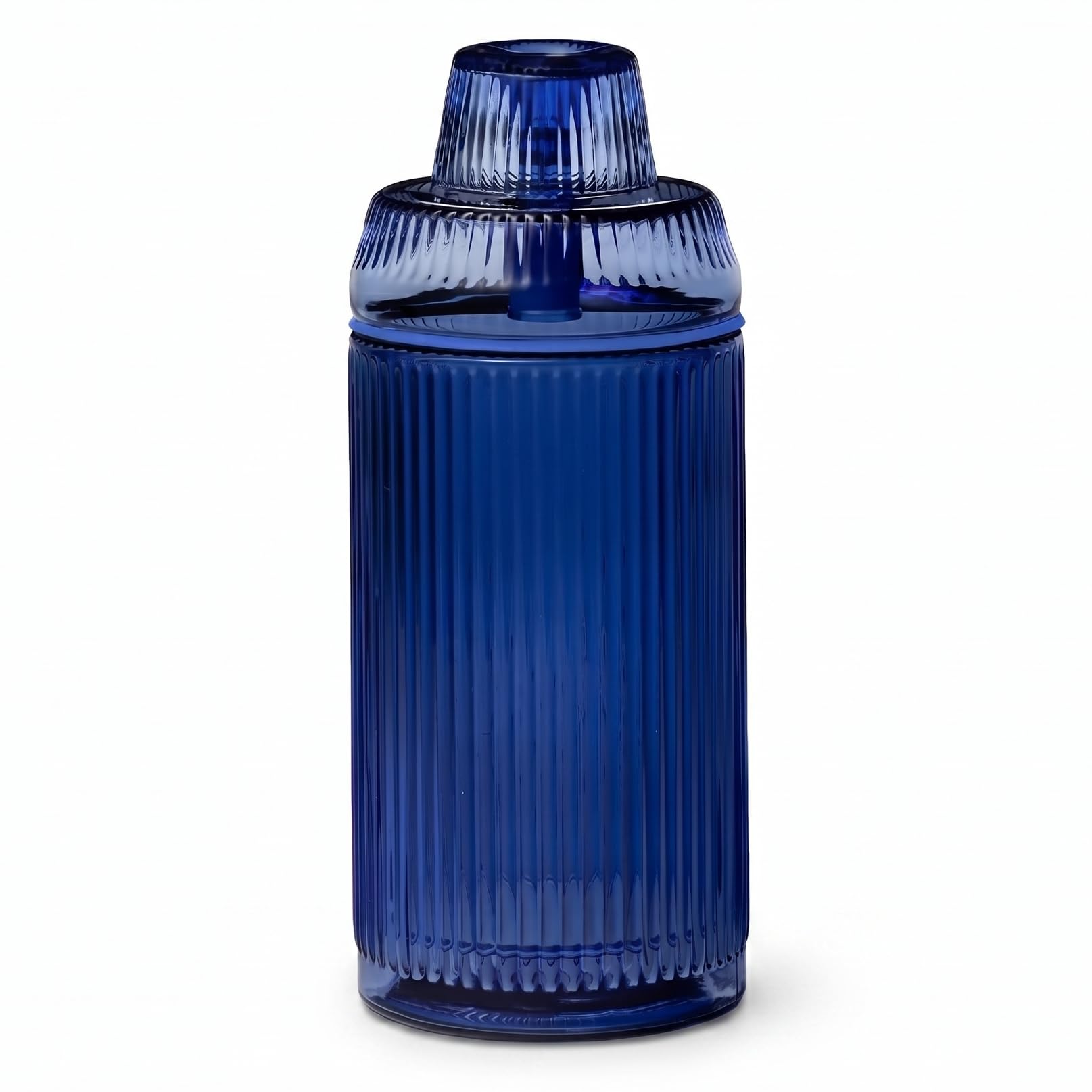 NWTN Home Deco Gravity Bong | Vintage Glasbong Wasserpfeife aus Borosilikatglas zum Rauchen mit 14 mm Kopf, Glas-Wasserpfeife für den Tisch (Lapis)