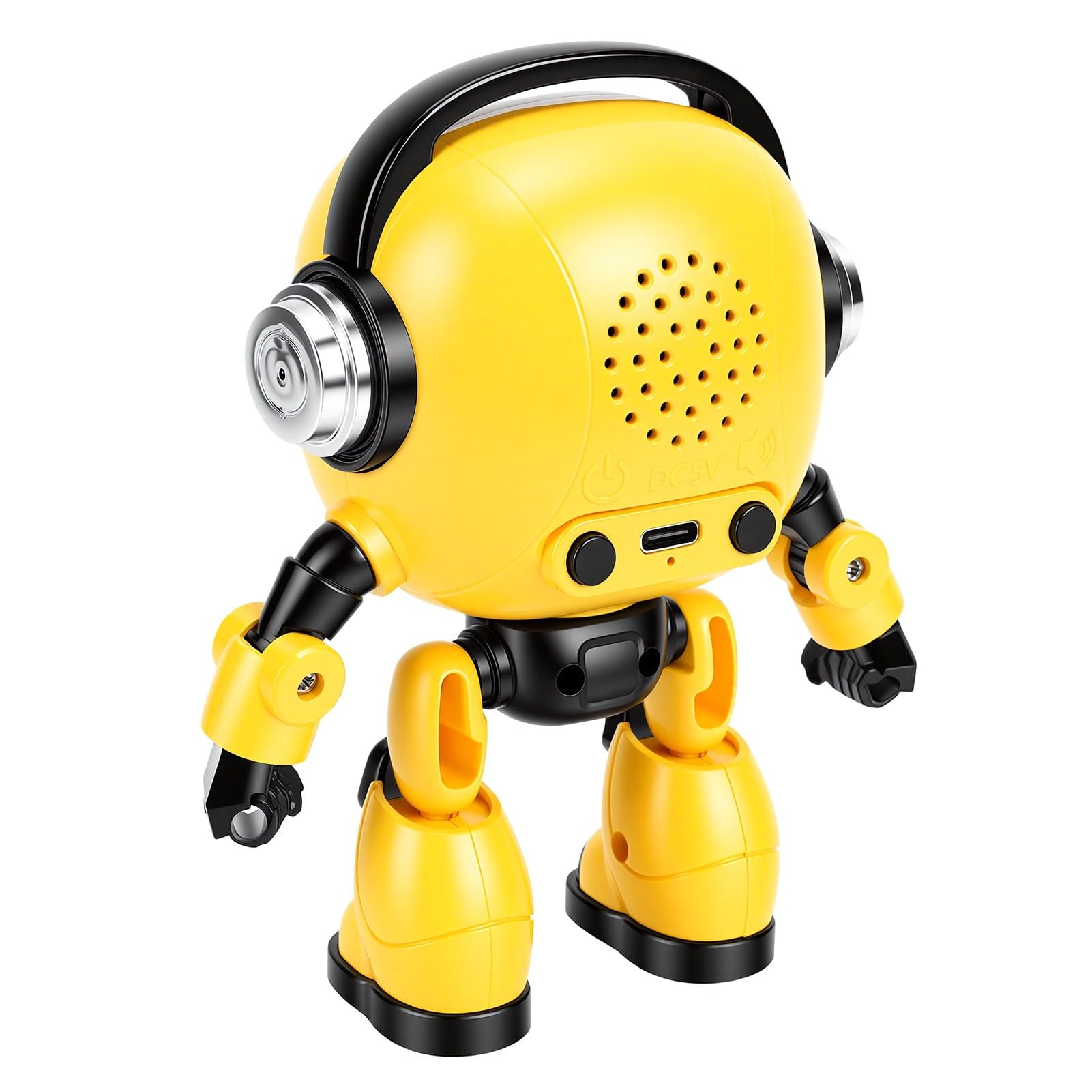 Robot AI con Aprendizaje de Idiomas y Funciones Interactivas | Juguete de escritorio multifuncional, material ABS seguro, la batería dura 100 minutos, admite 37 idiomas