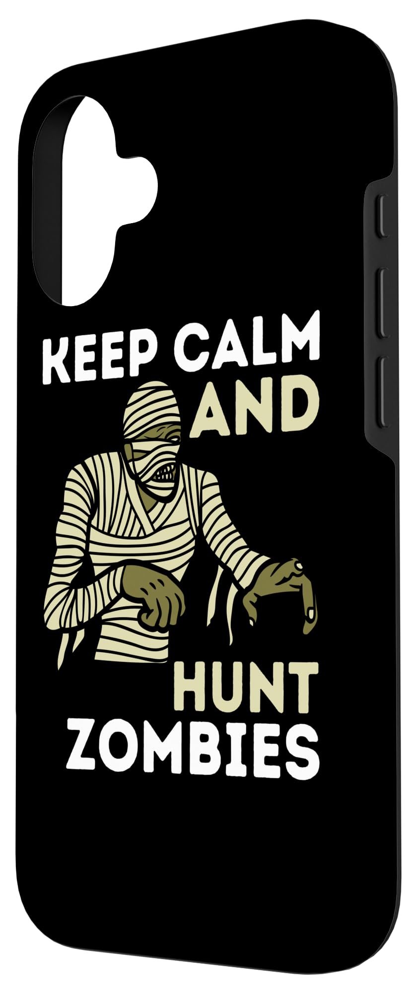Funny Zombie Killer Hunter Gamer: Keep Calm And Hunt Zombies Case for iPhone 16 - Image 2