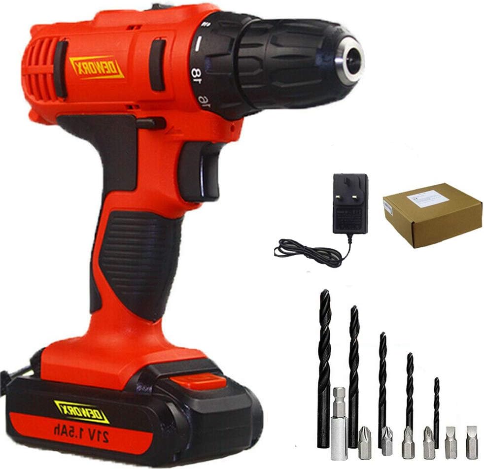 Cordless Drill Set Screwdriver Combi Drill Action Impact Power