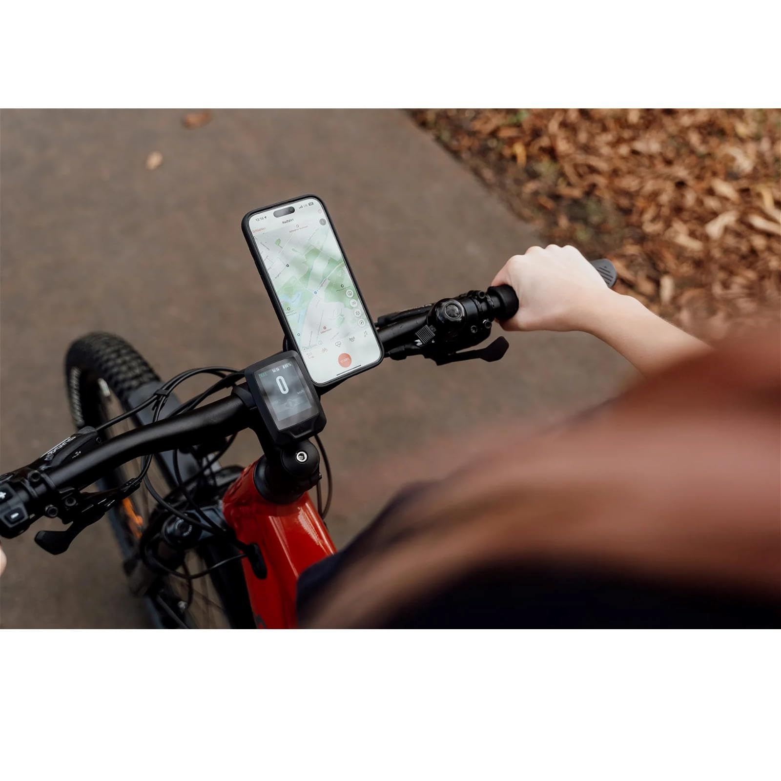 Support de téléphone Portable pour vélo - Support Universel et sûr pour Smartphone avec Verrouillage magnétique - Facile à Installer sur Les Coques de téléphone Portable - Anti-Vibrations et