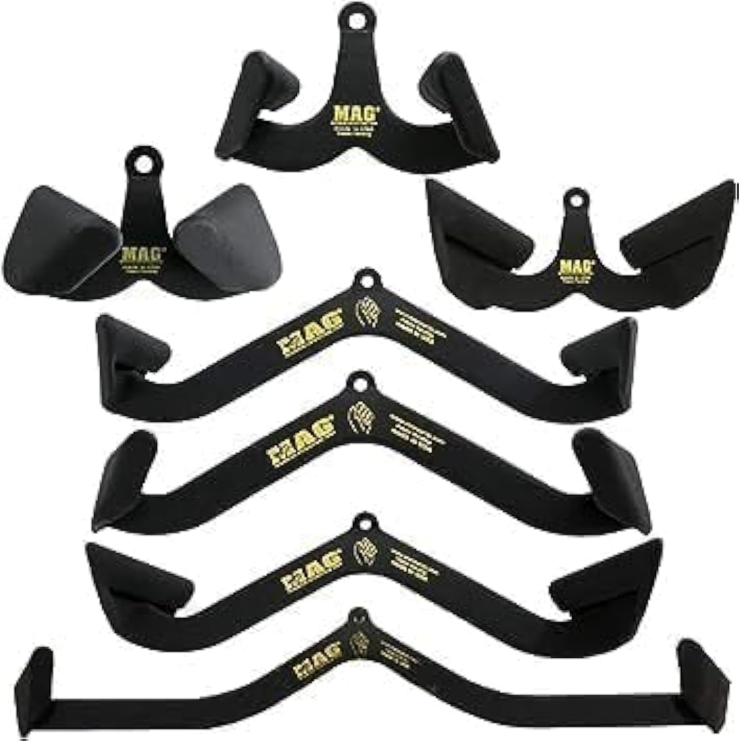 MAG グリップ Maximum Advantage Grip MAG (Maximum Advantage Grip) Complete 7 Piece Cable Training