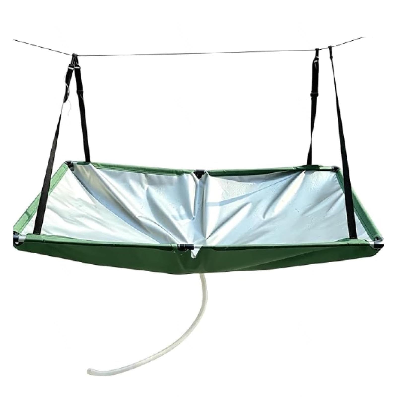 Raccoglitori D'acqua Piovana per Giardino Portatile E Facile Da Riporre Raccoglitore Di Acqua per Grondaia Per Prato, Cortile, Giardino, Balcone E Campeggio,5pc