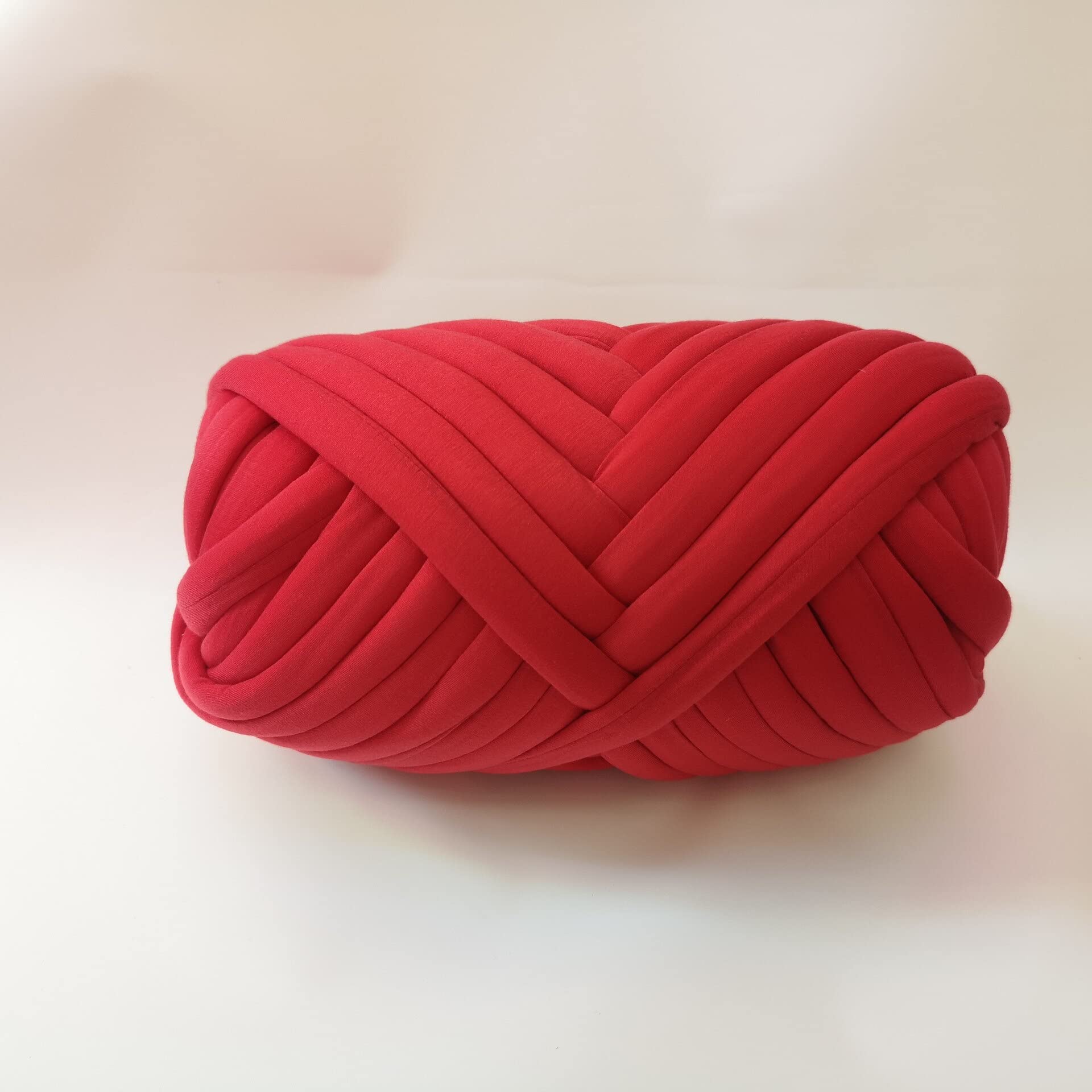 500g súper Grueso Hilo Grueso Tubo de algodón Hilo Merino Lana Alternativa DIY Brazo voluminoso Tejer Manta Tejer a Mano Hilado Giratorio