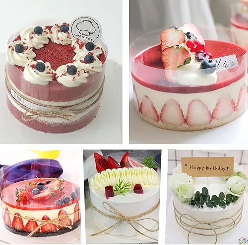 Vista 11 de DATANYA Collar de pastel de 4 x 394 pulgadas, rollo de acetato transparente para tartas, collares de mousse transparente para tartas, hojas