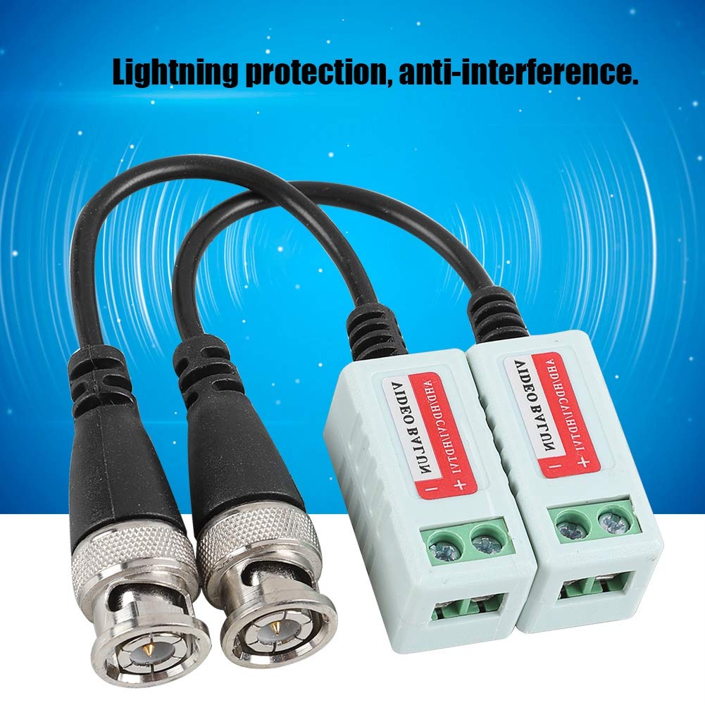 Sonew HD Video Balun Mini CCTV BNC Video Balun Kabel nadawczo-odbiorczy używany do systemów kamer bezpieczeństwa CCTV/monitoringu