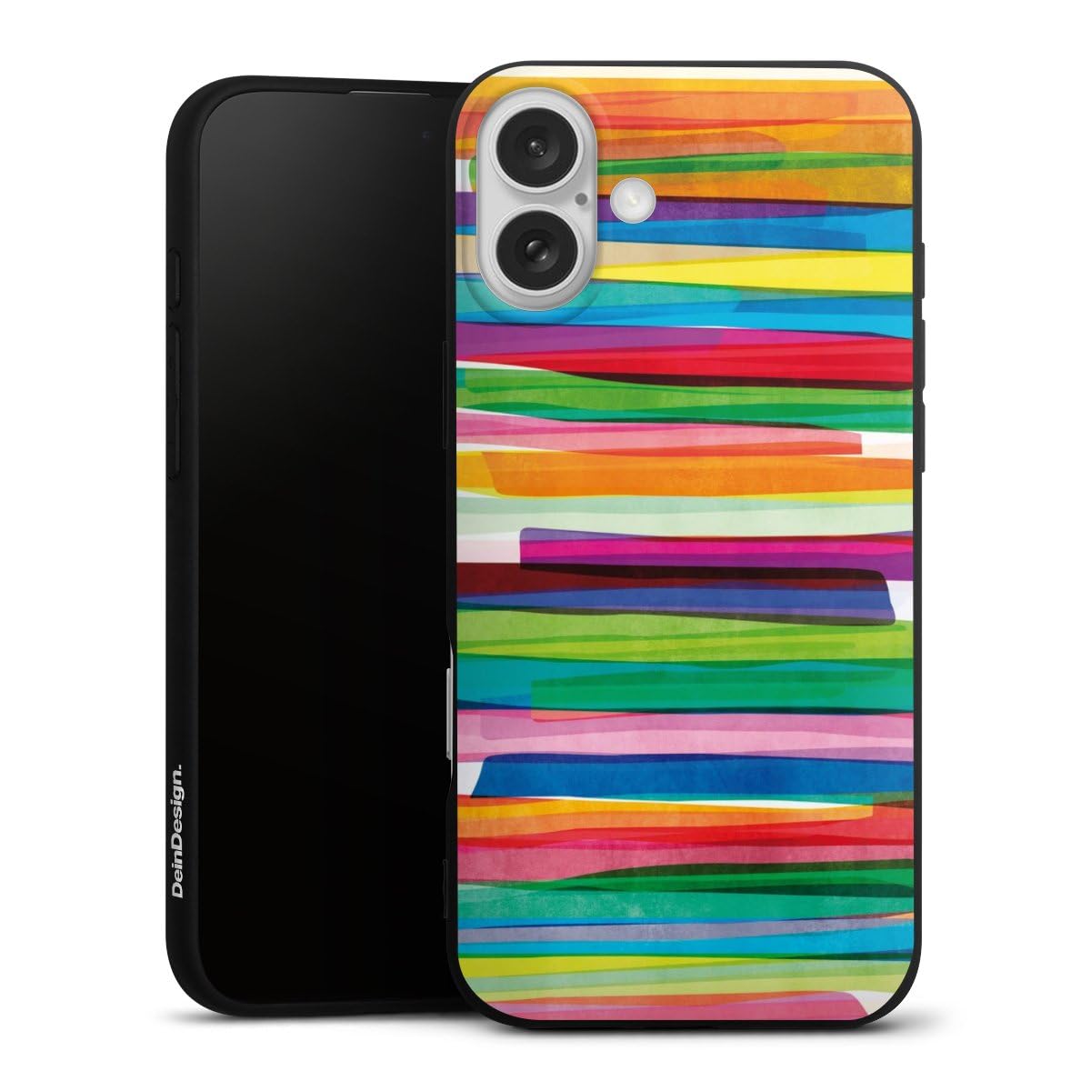Coque iPhone 16 Plus DeinDesign en silicone premium au design artistique - 2