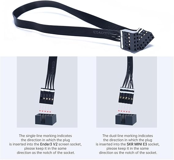 BTT SKR Mini E3 V3.0 Motherboard with TMC2209 UART VS SKR 2 3D Printer Mainboard,Compatible with Ender 3 Ender 5 Pro CR 10(SKR Mini E3 V3.0)