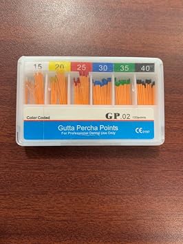 PYRAX� Gutta Percha Point 2%#15-40 for Dental Professionals