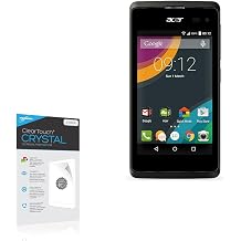 BoxWave Screen Protector Compatible with Acer Liquid Z220 - ClearTouch Crystal 2-Pack, HD Film Skin - Shields from Scratches