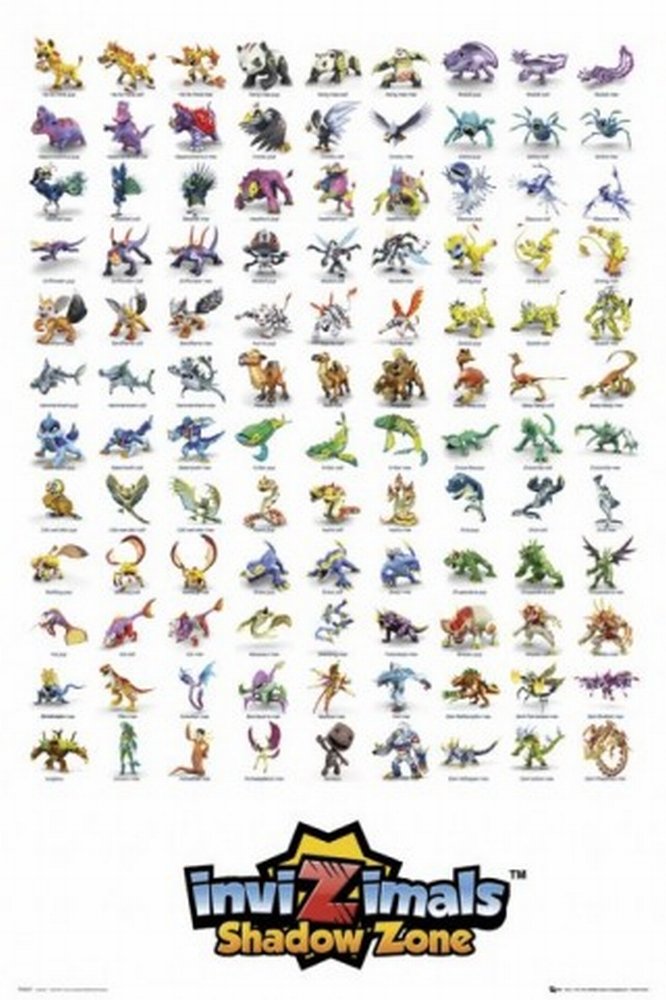 Posters: Invizimals Poster - Shadow Zone, Characters (36 x 24 inches)