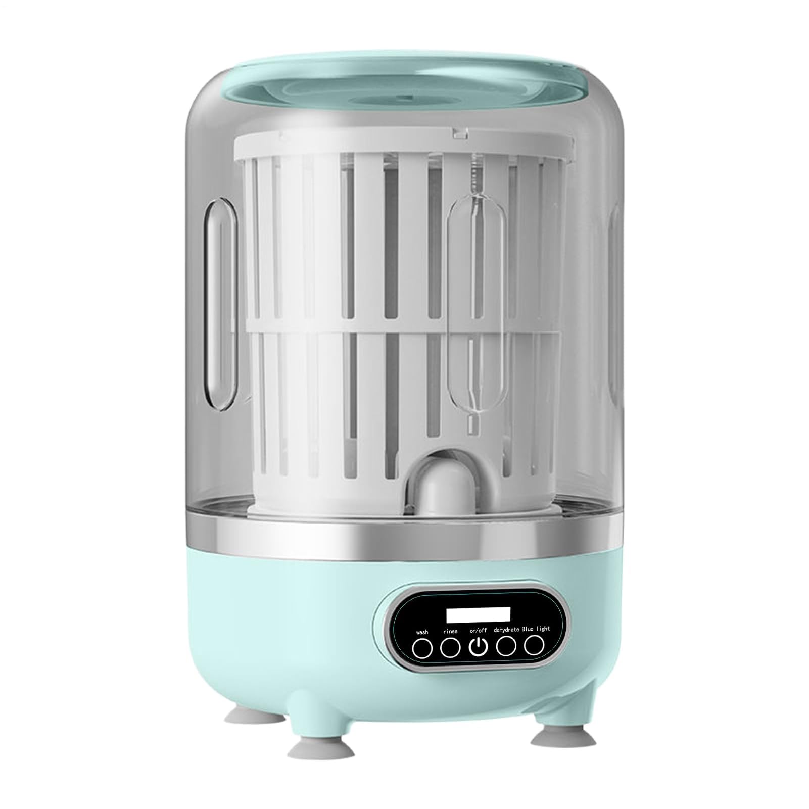 Lavatrice Portatile Lavatrice da Campeggio Lavatrice Portatile con Centrifuga Washing Machine 3l Lavatrice Specifica per Biancheria Intima Green