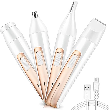 Amazon 電気シェーバー 女性 Vio シェーバー 4in1 レディースシェーバー 電動 眉毛シェーバー ボディトリマー ヒートカッター 女性用 シェーバー 全身 アンダーヘア すね毛 産毛 Vio ムダ毛処理 脱毛 洗える Betidom レディースシェーバー 通販