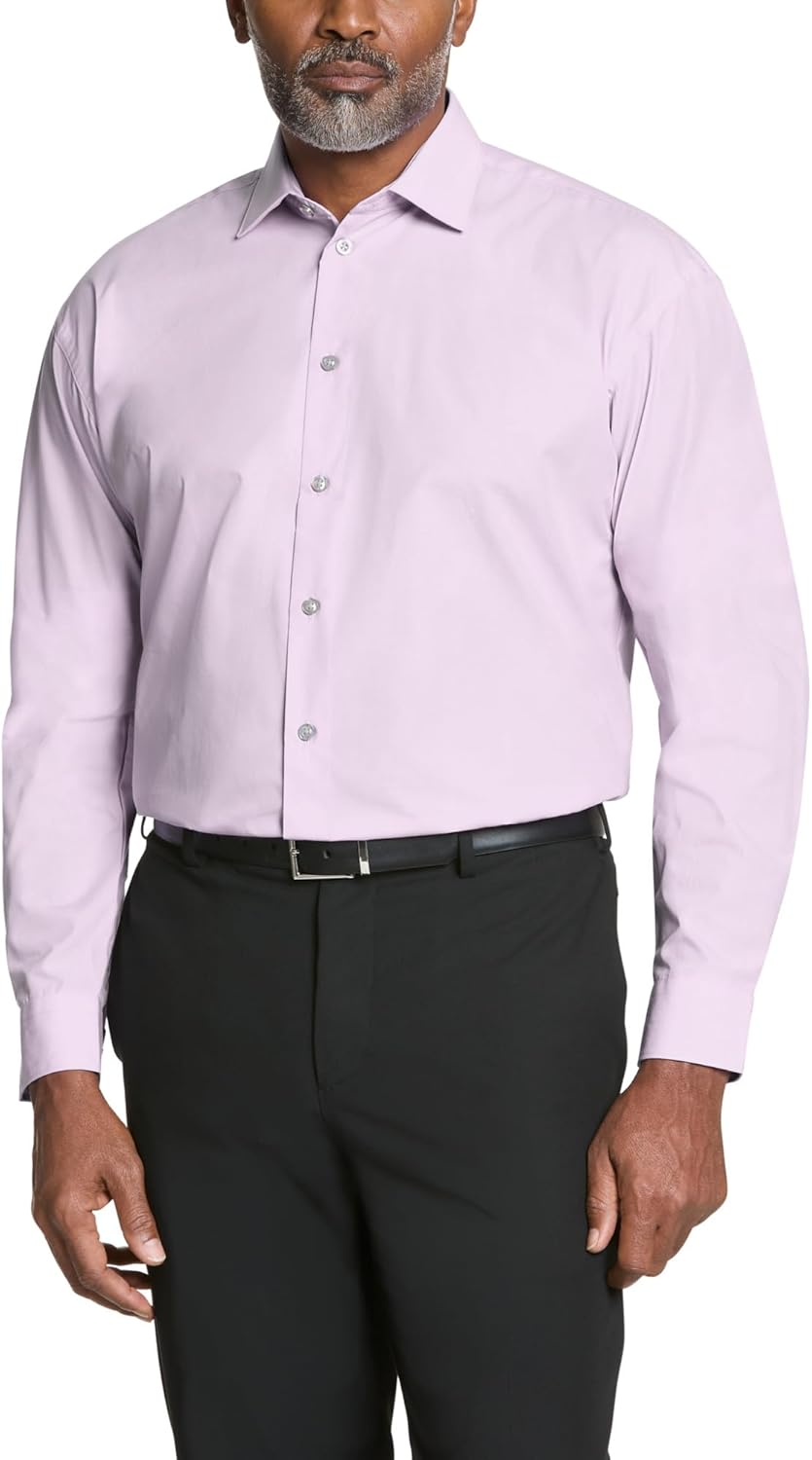 Kenneth Cole Mens Dress Shirt Regular Fit Solid