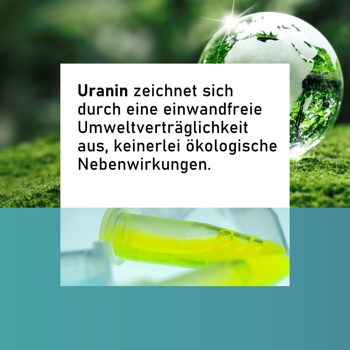 Uranin, gelb-grüner Markierungsfarbstoff Fluorescein, 3 x 100 g, Wasserfärbemittel zur Leckageortung, umweltfreundliches Lecksuchmittel