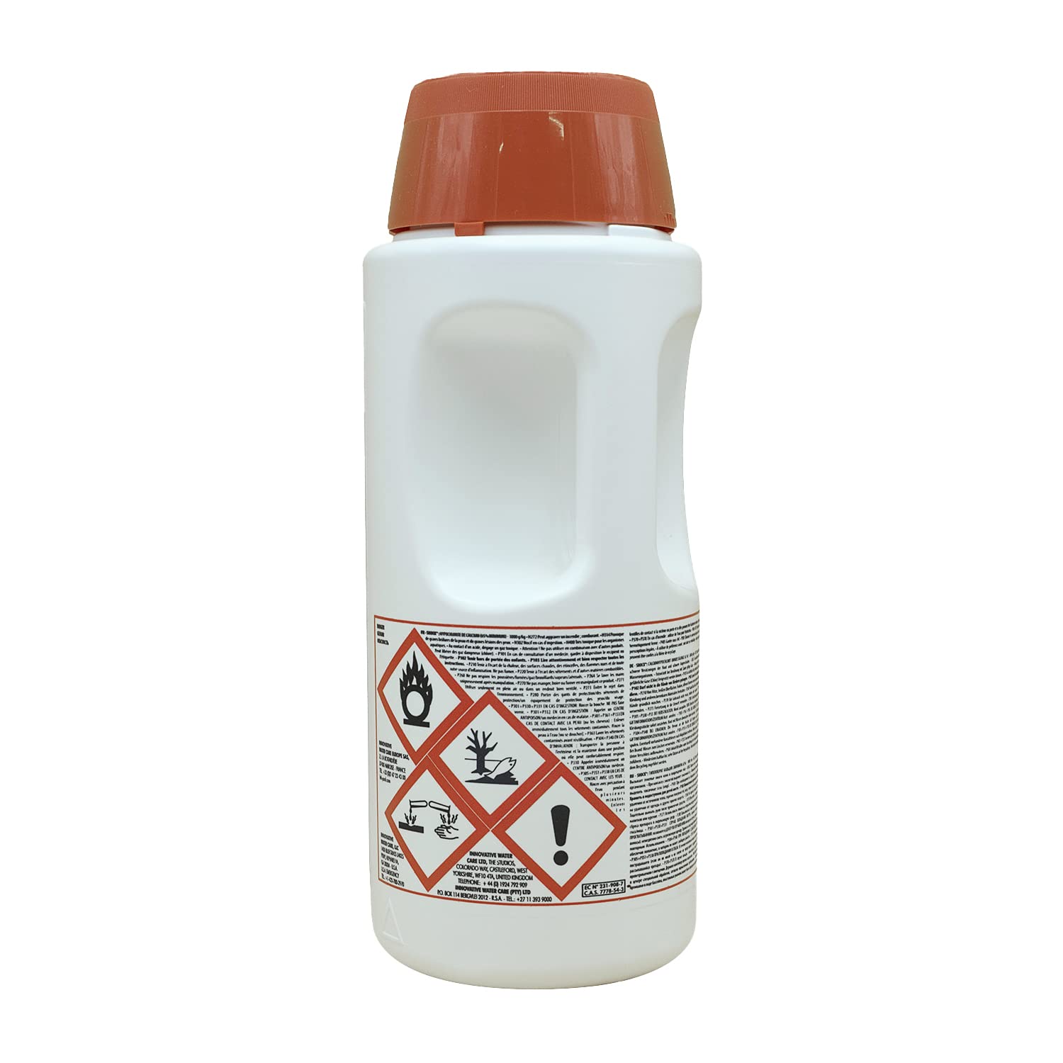 HTH Shock Poudre - 2kg | Chlore Choc Non Stabilisé - Désinfection Choc - Hypochlorite de Calcium à Dissolution Rapide + 10 Tests HPS OFFERTS 6 en 1