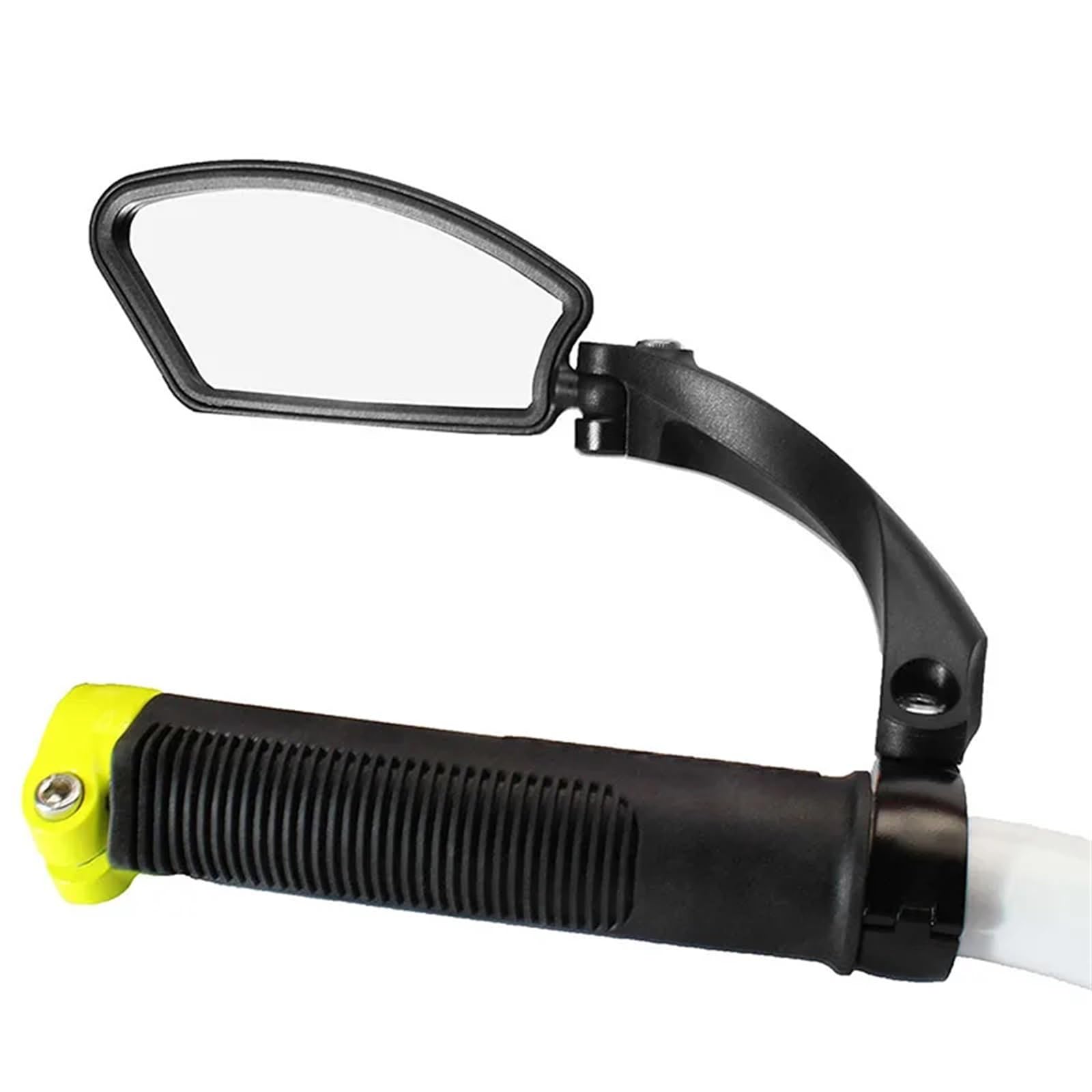 retroviseur velo Miroir de guidon de vélo, lentille en acier inoxydable, rétroviseur sûr for cyclisme, vélos de route en montagne(Left side)