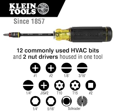 Klein Tools Multi-Bit Screwdriver Set (4-in-1) and 14-in-1 Adjustable Screwdriver Set