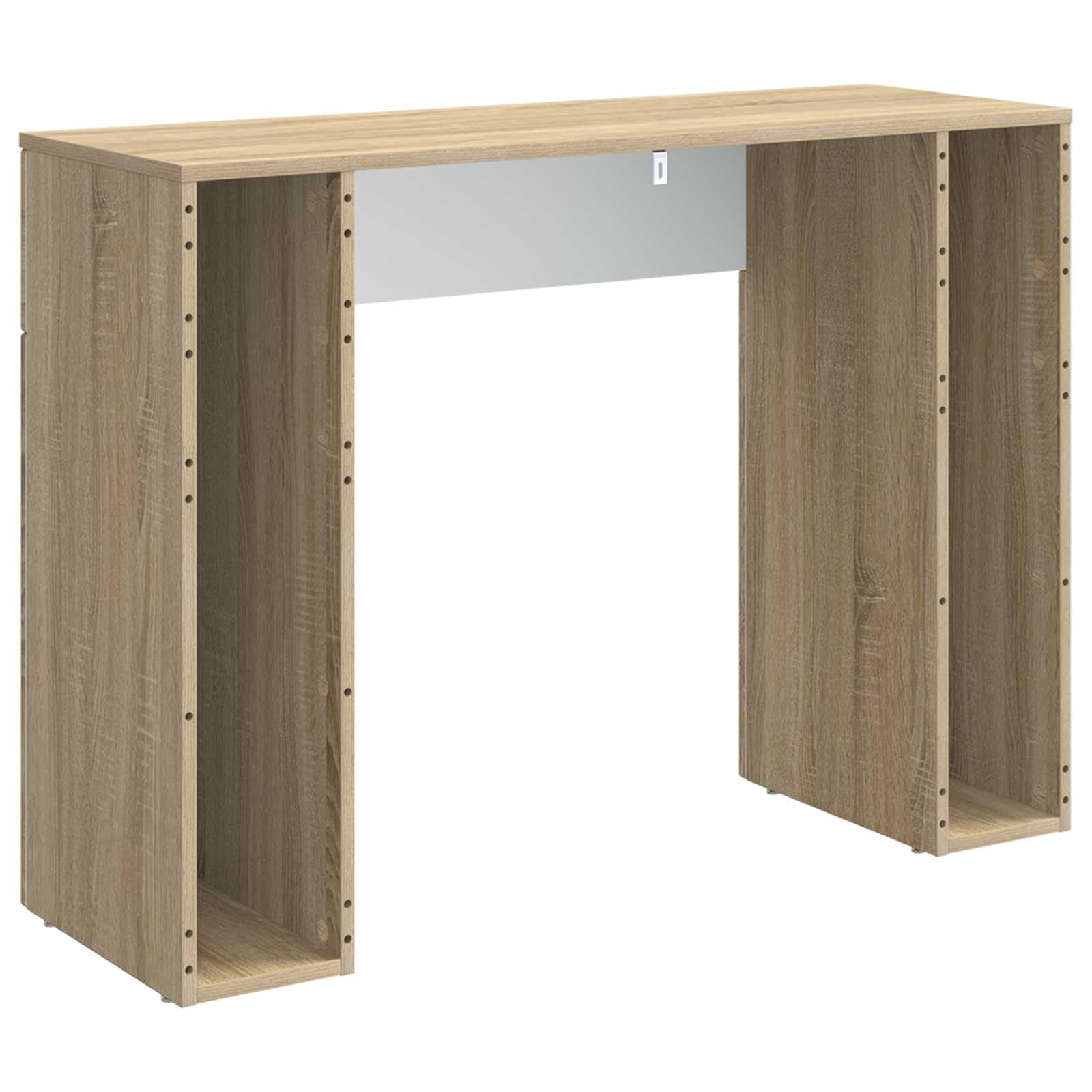 Couchtisch Sonoma-Eiche 102x35x75 cm Holzwerkstoff | Rechteckiges Design, stabile Beine, vielseitig nutzbar, pflegeleicht mit feuchtem Tuch