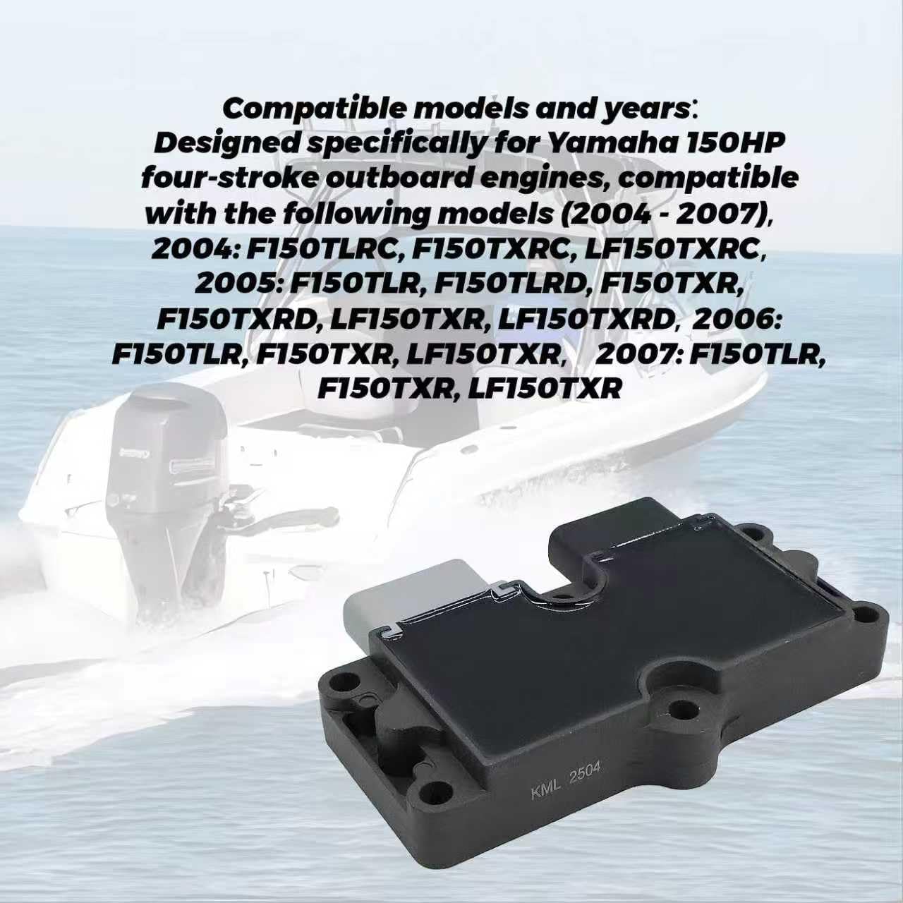 LOONGPART Voltage Regulator Rectifier Compatible with Yamaha 150HP 4-Stroke Outboard Replaces 63P-81960-00-00 & 63P-81960-01-00 Fits F150/LF150 TLR/TXRC/TXRD Models (2004-2007)