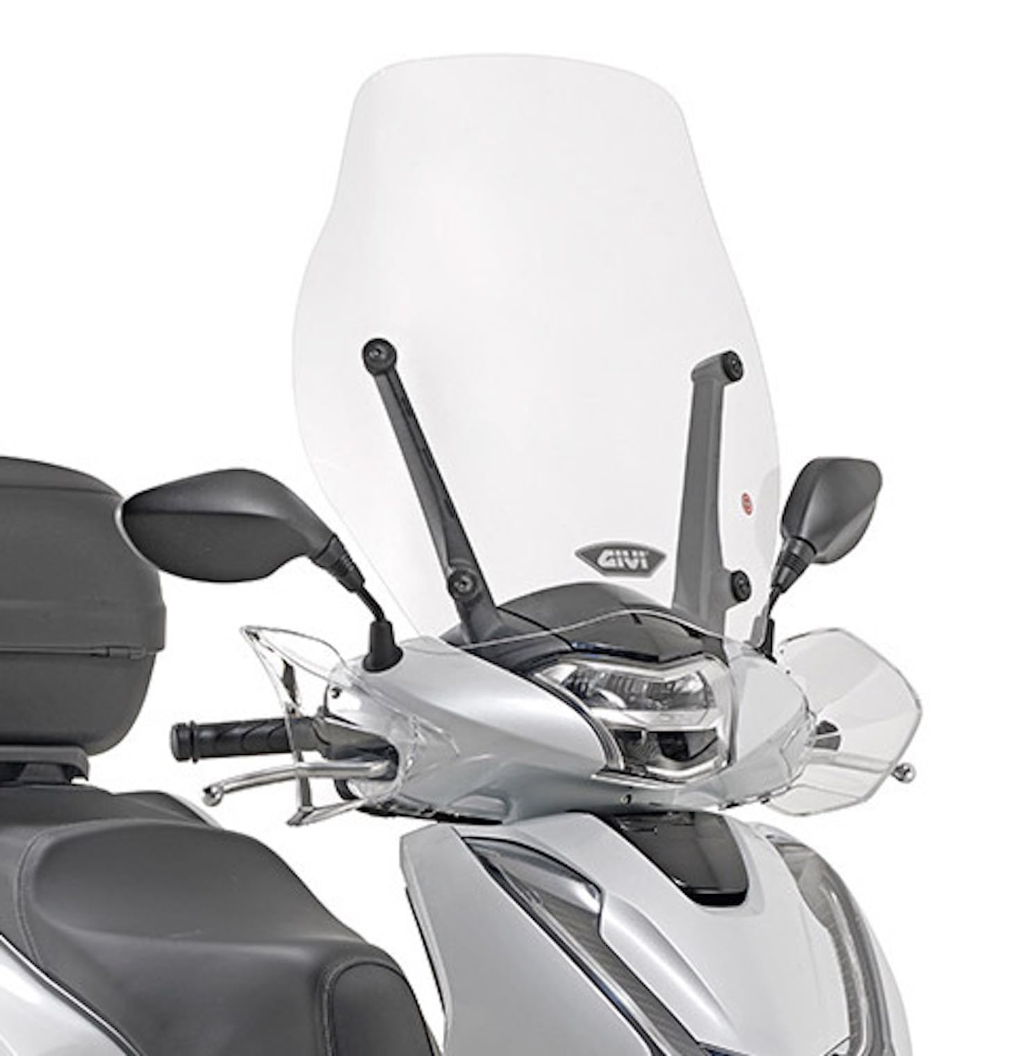 givi d1155st paravento trasparente compatibile con honda sh 125-150 i 2017 2018 2019 mototopgun