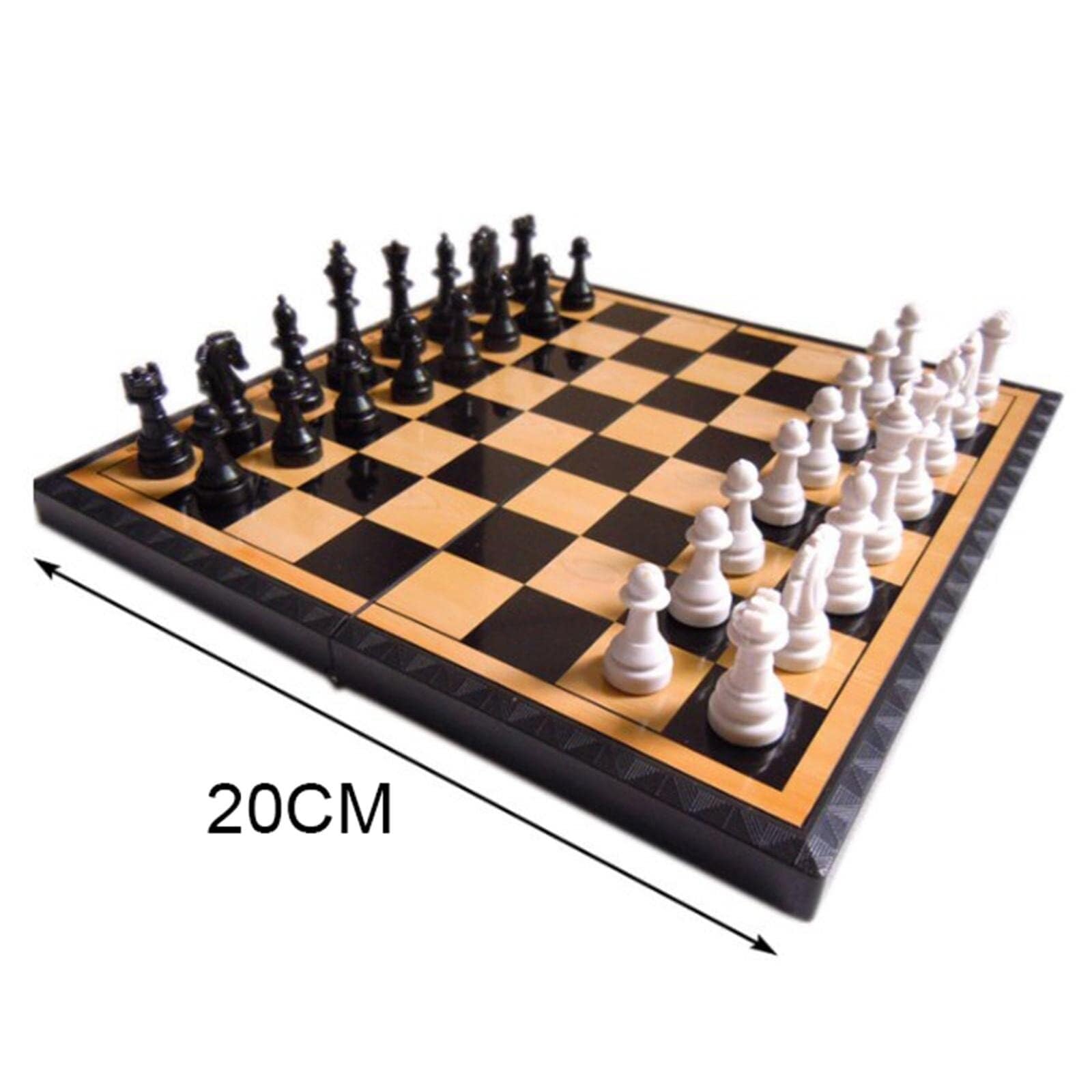 Échecs Apprenez à Jouer à des Jeux de société de stratégie échecs | Jeux d'échecs de voyage pliants magnétiques for débutants, for adultes et enfants
