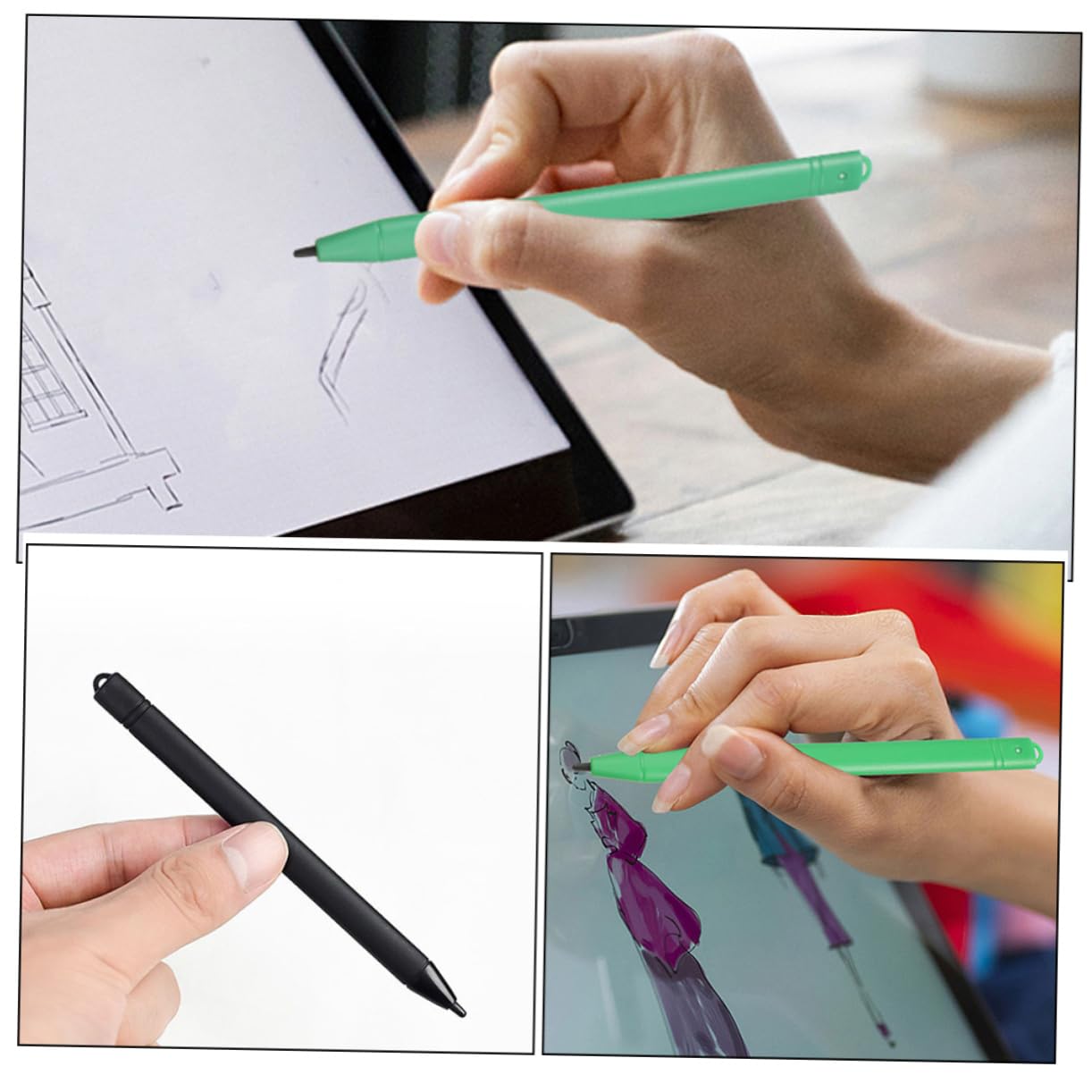 jojofuny 50pezzi Pennini Capacitiva Per Tablet e Schermi Touch Per Lcd Scrittura e Note Colorazioni Blu Per Creatività